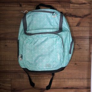 Embark Baby Blue, white & Baby Pink Backpack